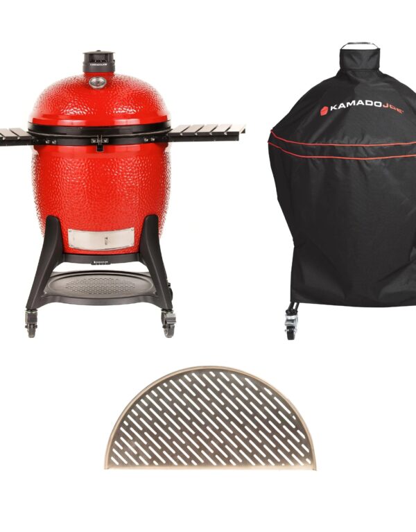 Big Joe Series III Grill, Cover and Fish & Veg Grate Bundle